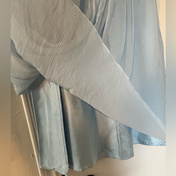 Donna Morgan NWT 12 Chiffon Bridesmaid Dress - Picture 8 of 14